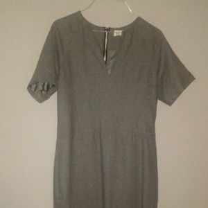 Womens grey 2x lined dress